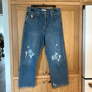 Levi’s Ribcage Straight Ankle Size 32